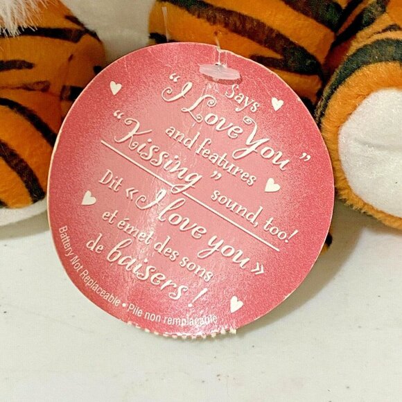 Hallmark Plush Baby Tiger Cub 6" Stuffed Animal Striped Cat - Picture 6 of 7